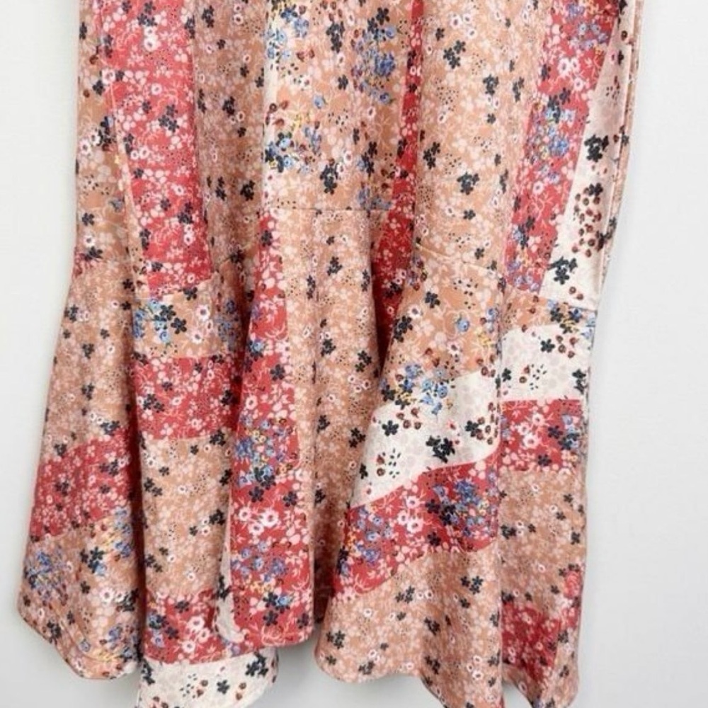 Umgee Strapless Patchwork Dress - image 3